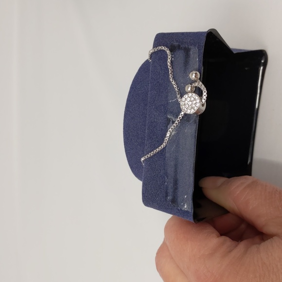 Brilliance Bracelet Swarovski Crystals Silver Plated Life is a Journey - Picture 7 of 12